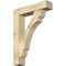 Ekena Millwork Olympic Block Rough Sawn Bracket w/ Offset Brace, Douglas Fir, 8"W x 36"D x 48"H BKT0806X36X48OLY05RDF - alternate 1